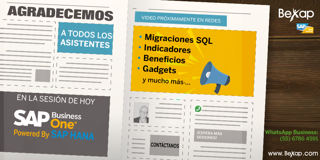 Aprende de SBO HANA